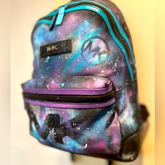 Signed Ltd Edition Galaxy Collection Mens backpack Michael Kors Kent Sport NWOT - Picture 2 of 10